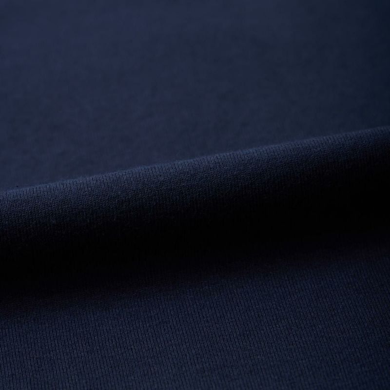 BANDOL(バンドール) 1×1 RIB COTTON 9/10 SLEEVE MILITARY CREW - NAVY