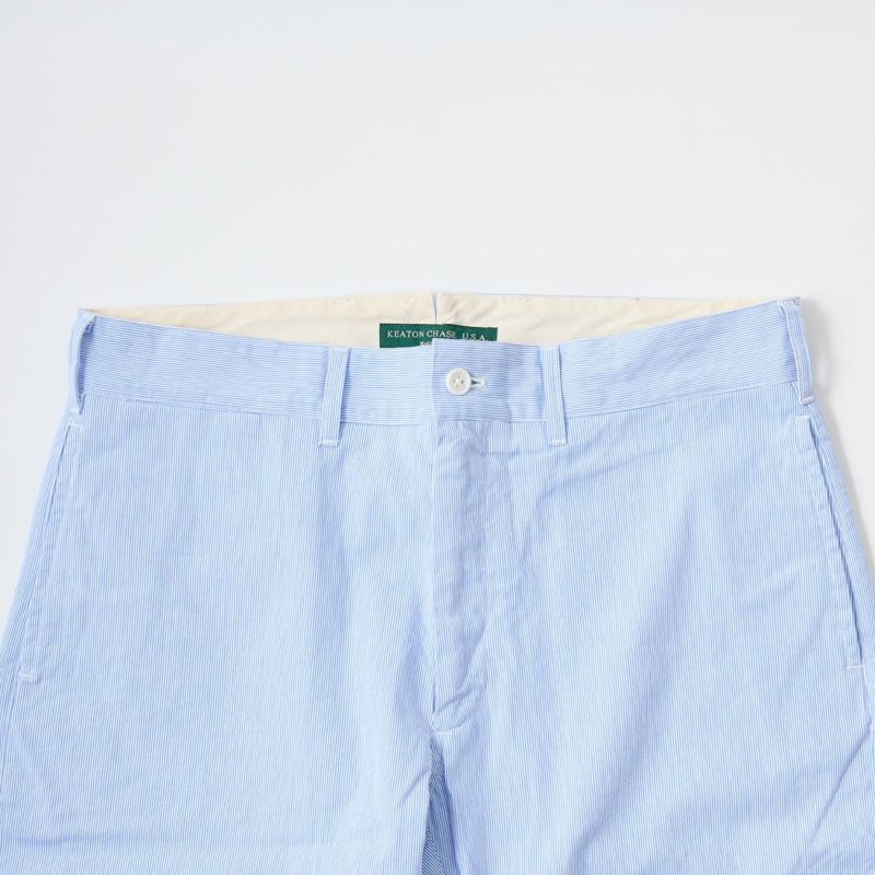 KEATON CHASE USA BERMUDA SHORT W/BUCKLE BACK HIGH COUNT CORDLANE - KCU-184