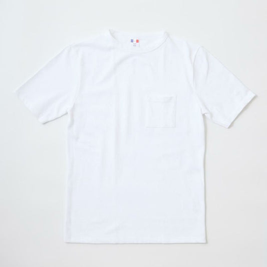 BANDOL SS PIQUE CREW TEE W.POCKET
