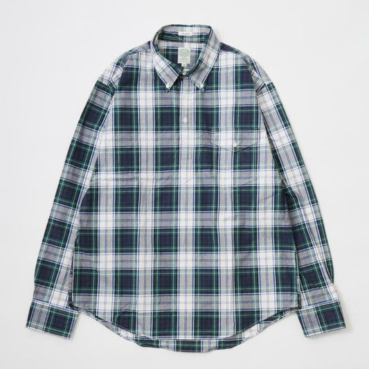 KEATON CHASE USA L/S CLASSIC FIT PULLOVER BD SHIRT TWILL CHECK - 3 COLORS