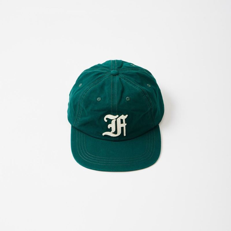 FELCO NEW SHAPE STONE WASHED TWILL BB CAP W/OLD FONT "F" FELT WAPPEN