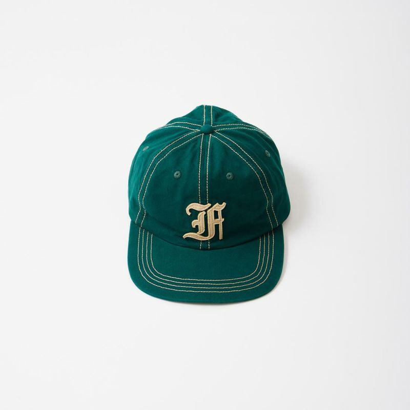 FELCO NEW SHAPE STONE WASHED TWILL BB CAP W/OLD FONT "F" FELT WAPPEN