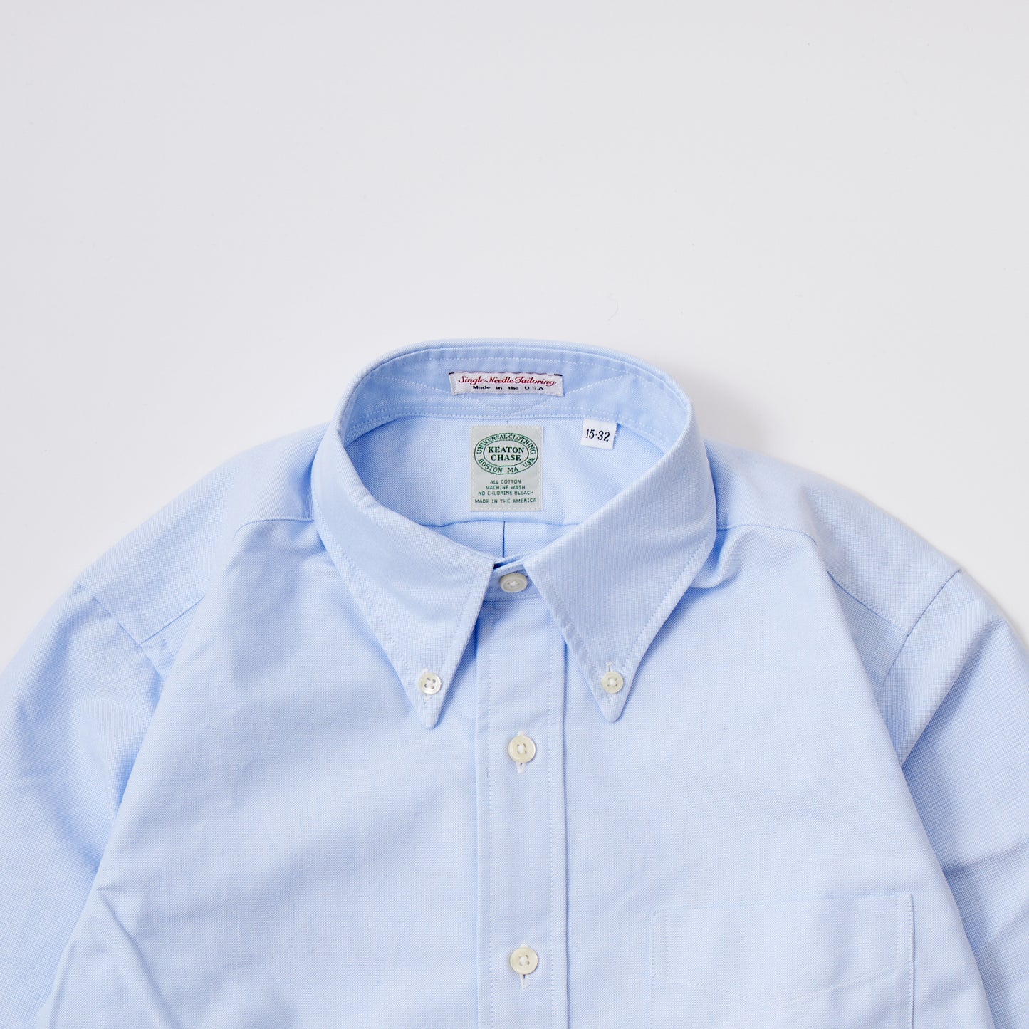 KEATON CHASE USA L/S STANDARD BD OXFORD SHIRT LIGHT LINING - 3 COLORS - KCU-196