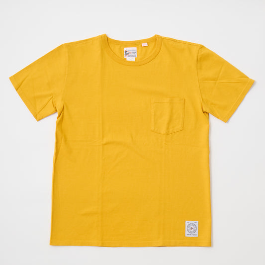 FELCO S/S CREW NECK POCKET-T 18 SINGLE US TUBULAR JERSEY MADE IN USA - 3 COLORS