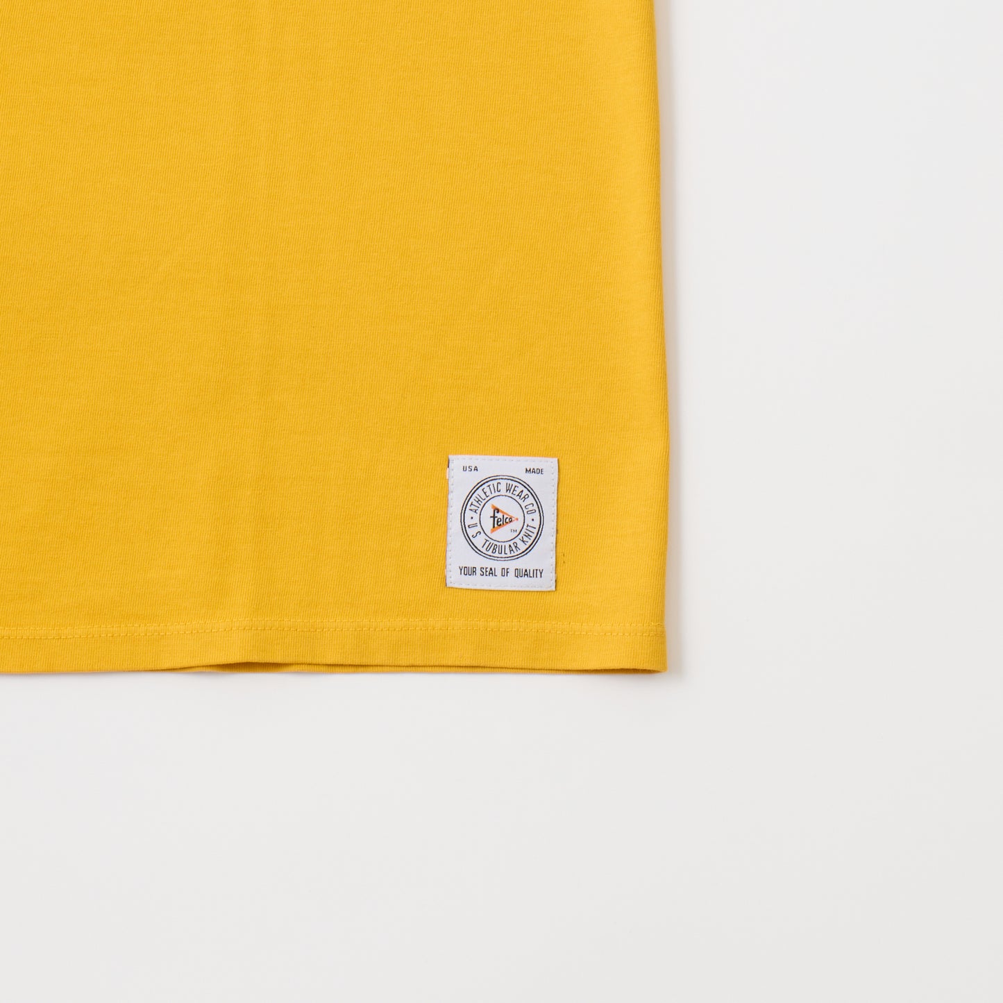 FELCO S/S CREW NECK POCKET-T 18 SINGLE US TUBULAR JERSEY MADE IN USA - 3 COLORS