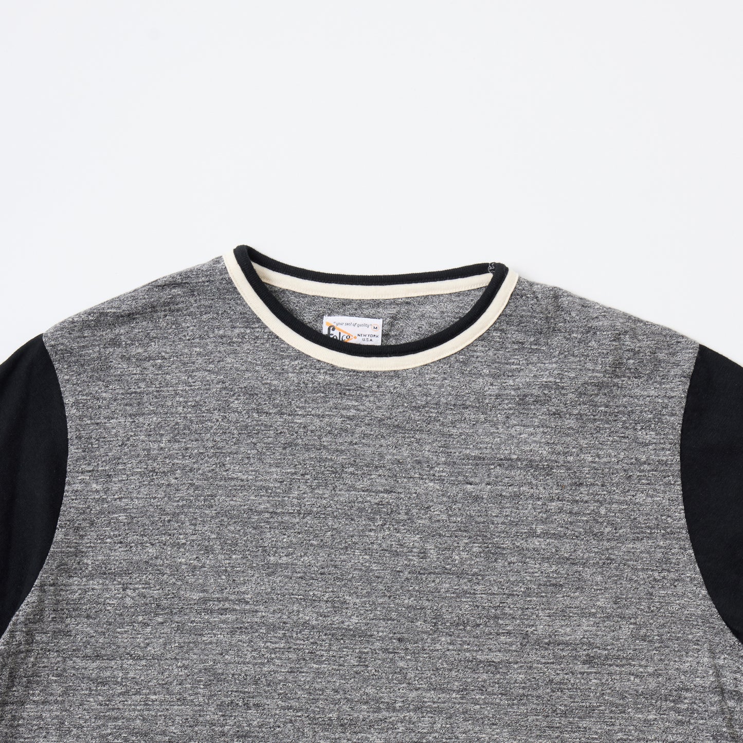 FELCO SS DOUBLE RINGER OLD BASKETBALL CREW T-SHIRT - 2 COLORS - FELC-356