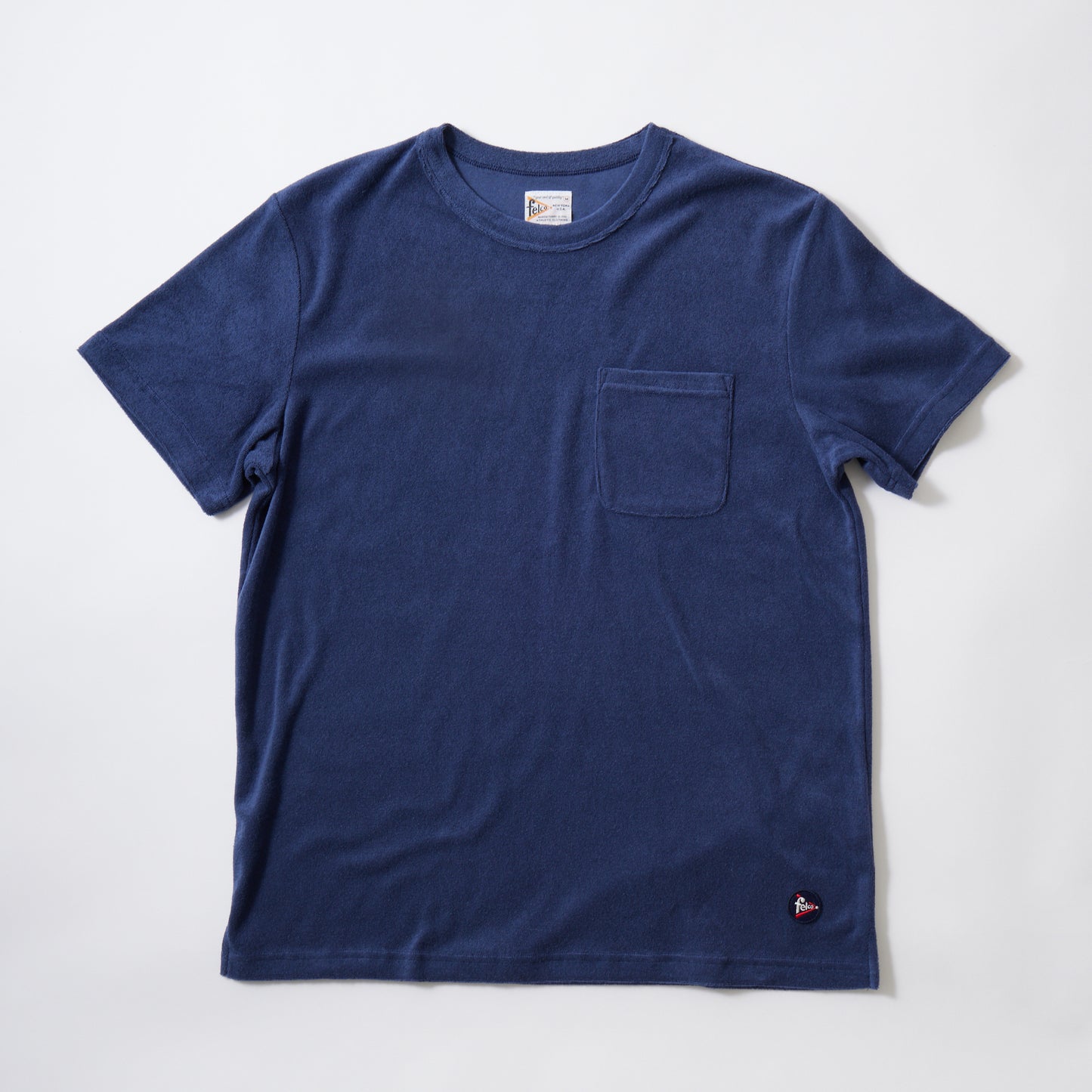 FELCO S/S PILE SET IN SLEEVE POCKET CREW T-SHIRT - 8 COLORS