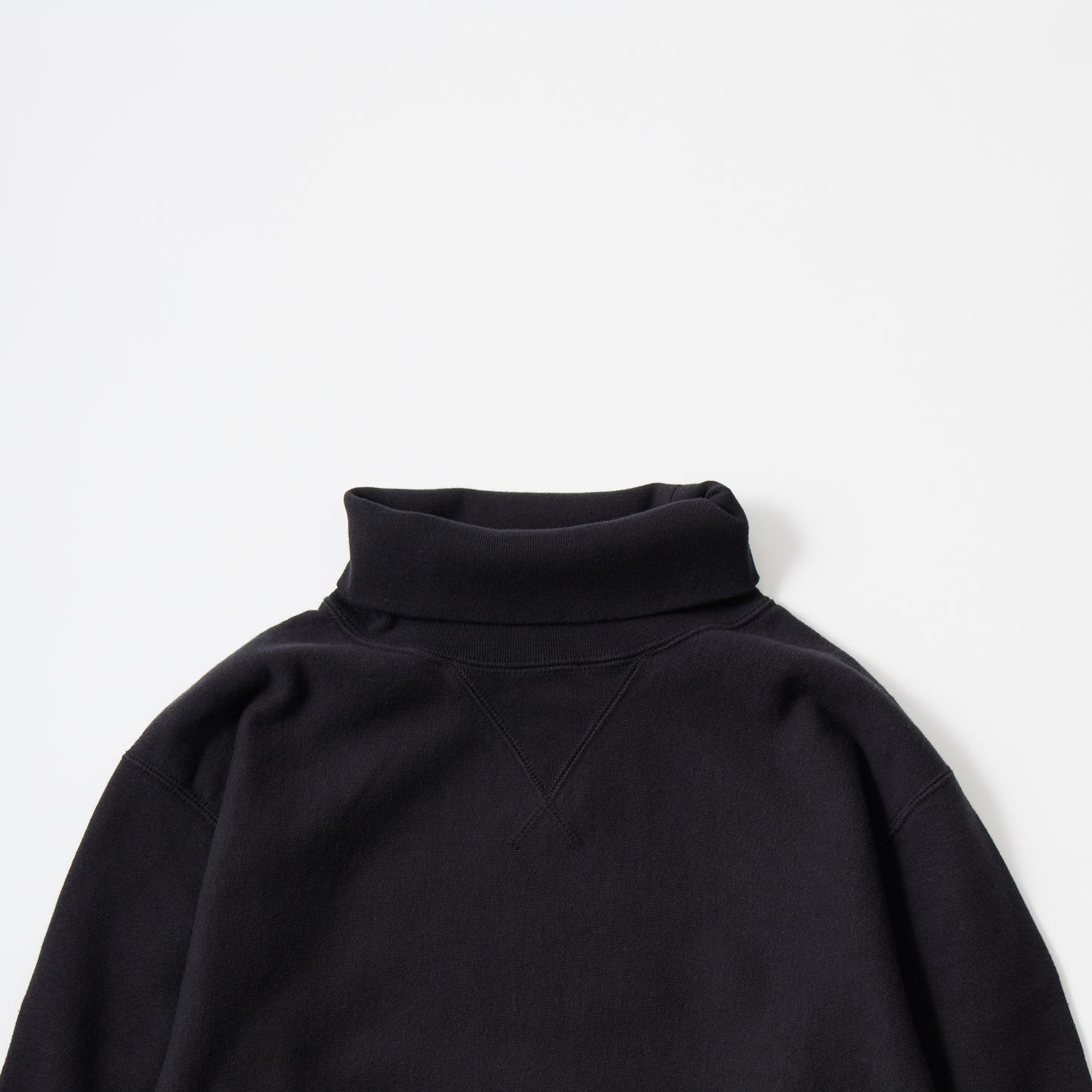 FELCO 12oz FRENCH TERRY L/S INVERSE WEAVE V GUSSET TURTLE NECK - 6 COLORS