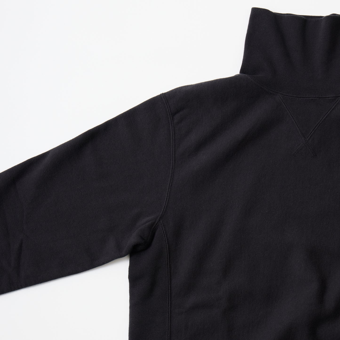 FELCO 12oz FRENCH TERRY L/S INVERSE WEAVE V GUSSET TURTLE NECK - 6 COLORS