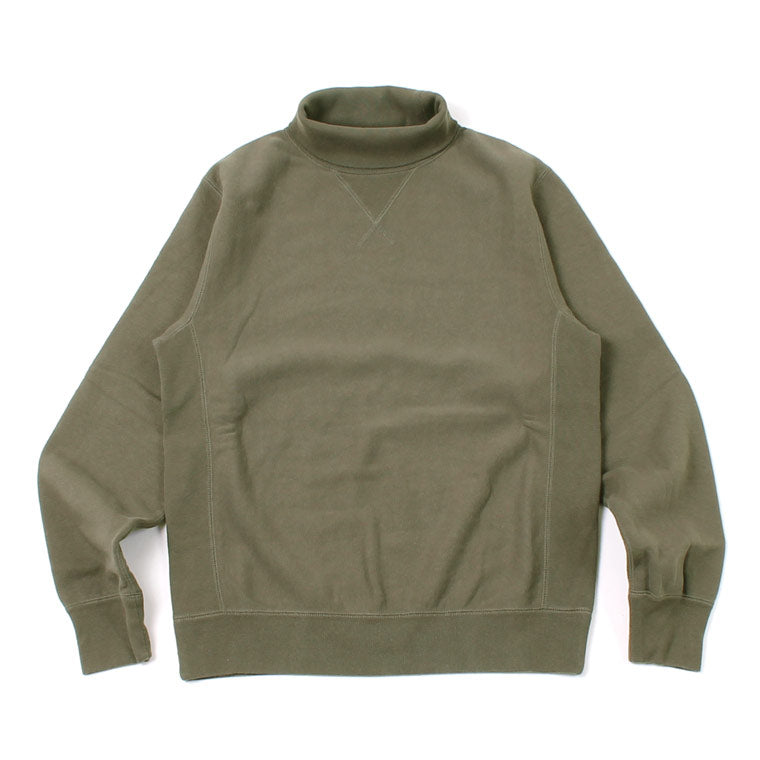 FELCO 12oz FRENCH TERRY L/S INVERSE WEAVE V GUSSET TURTLE NECK - 6 COLORS