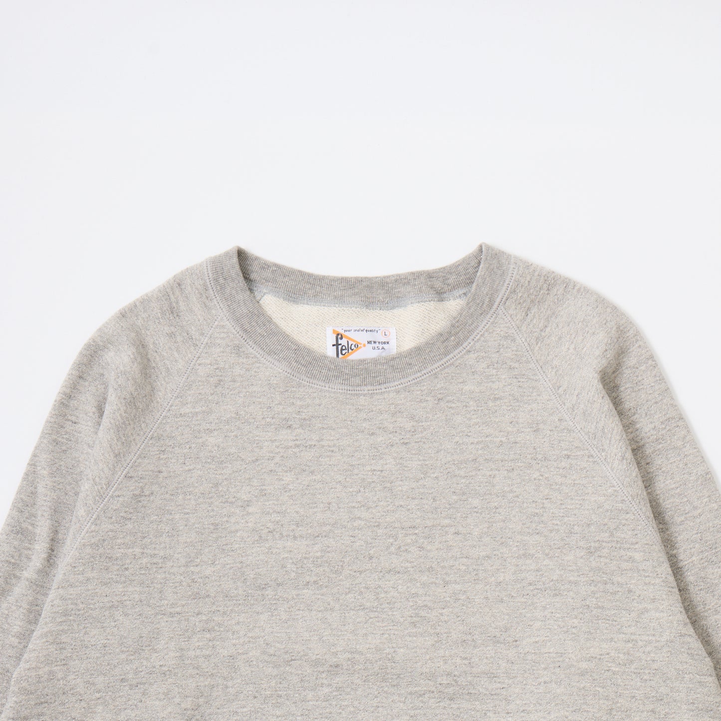 FELCO 12oz FRENCH TERRY L/S RAGLAN CREW RELAX FIT - 7 COLORS