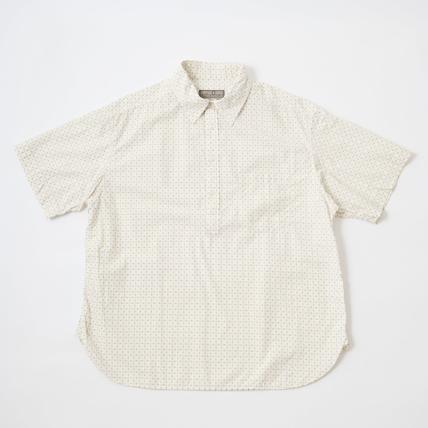 EMPIRE&SONS S/S PULLOVER SHIRT ORGANIC COTTON