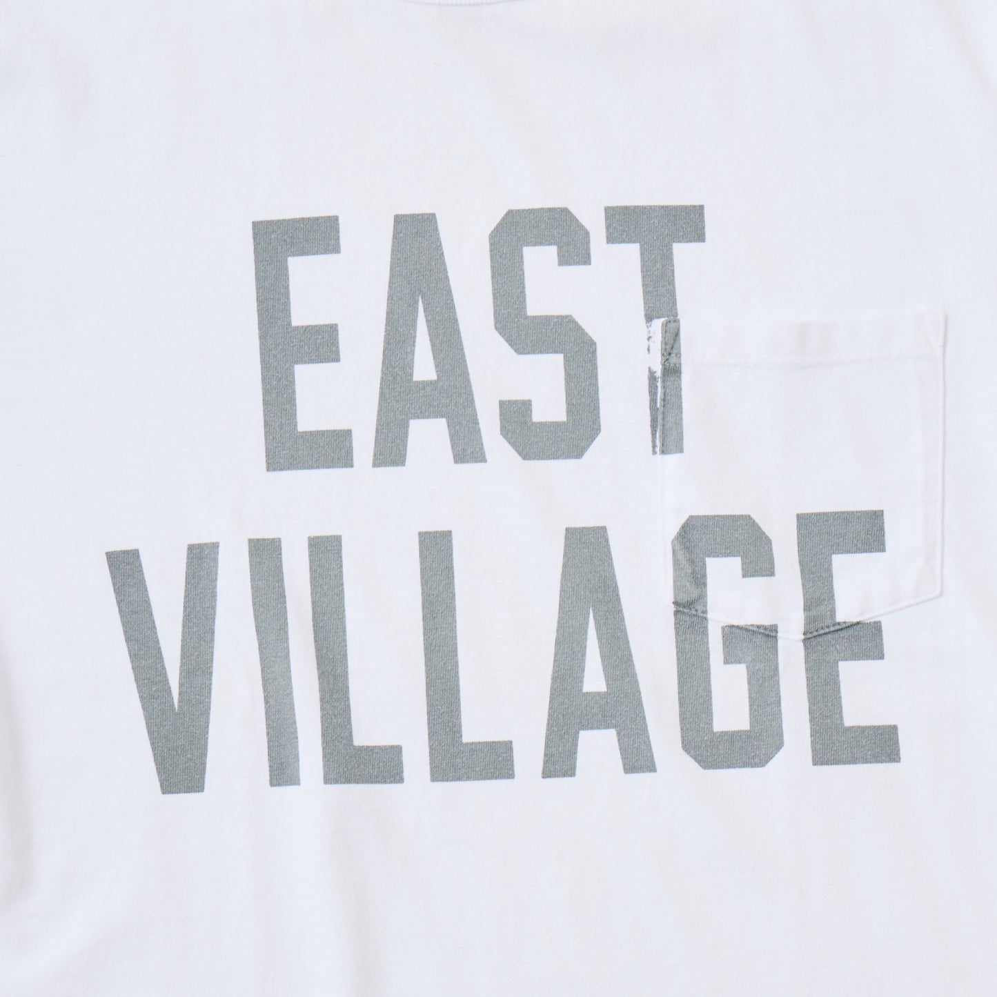 FELCO S/S CREW NECK POCKET T MADE IN USA BODY W/PRINT - EAST VILLAGE