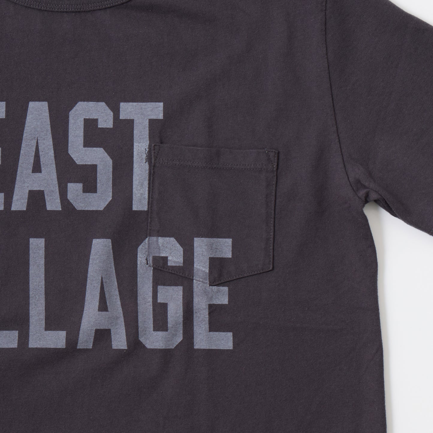 FELCO S/S CREW NECK POCKET T MADE IN USA BODY W/PRINT - EAST VILLAGE