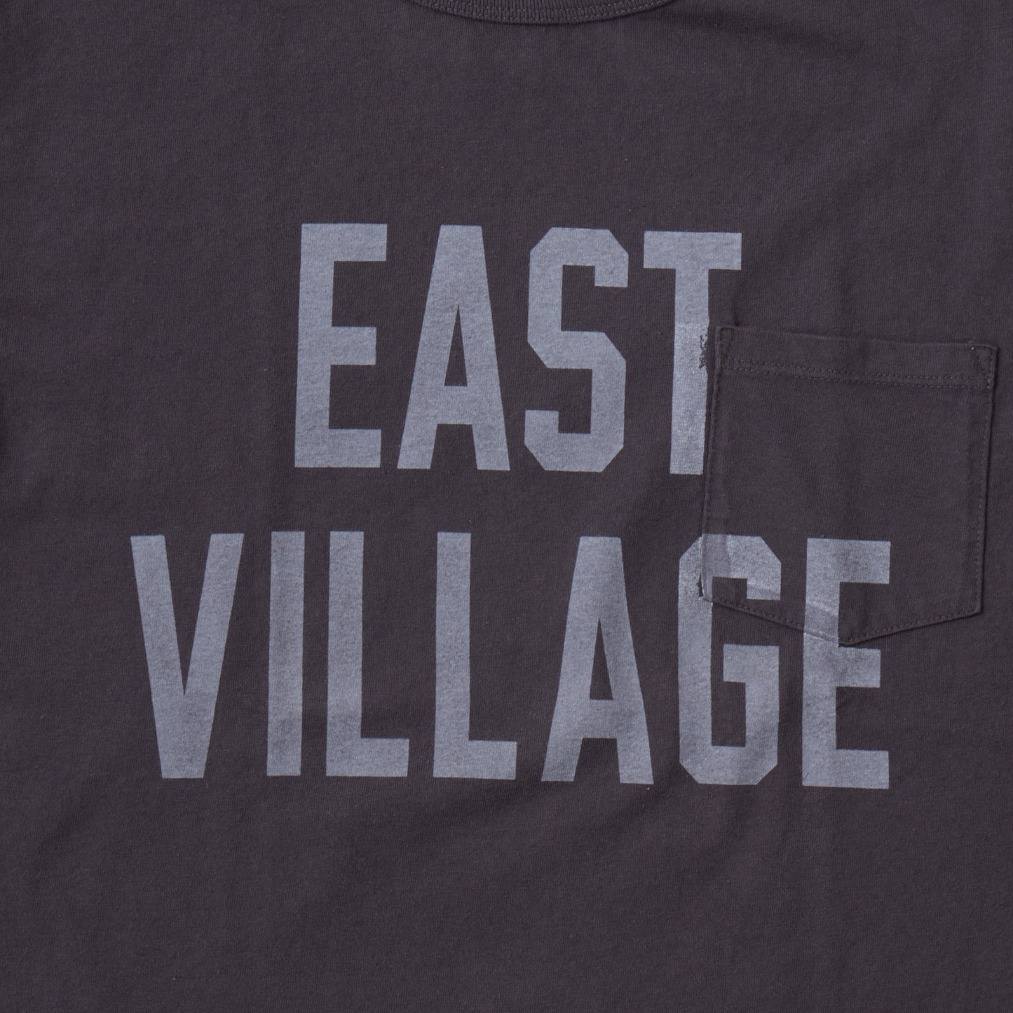 FELCO S/S CREW NECK POCKET T MADE IN USA BODY W/PRINT - EAST VILLAGE