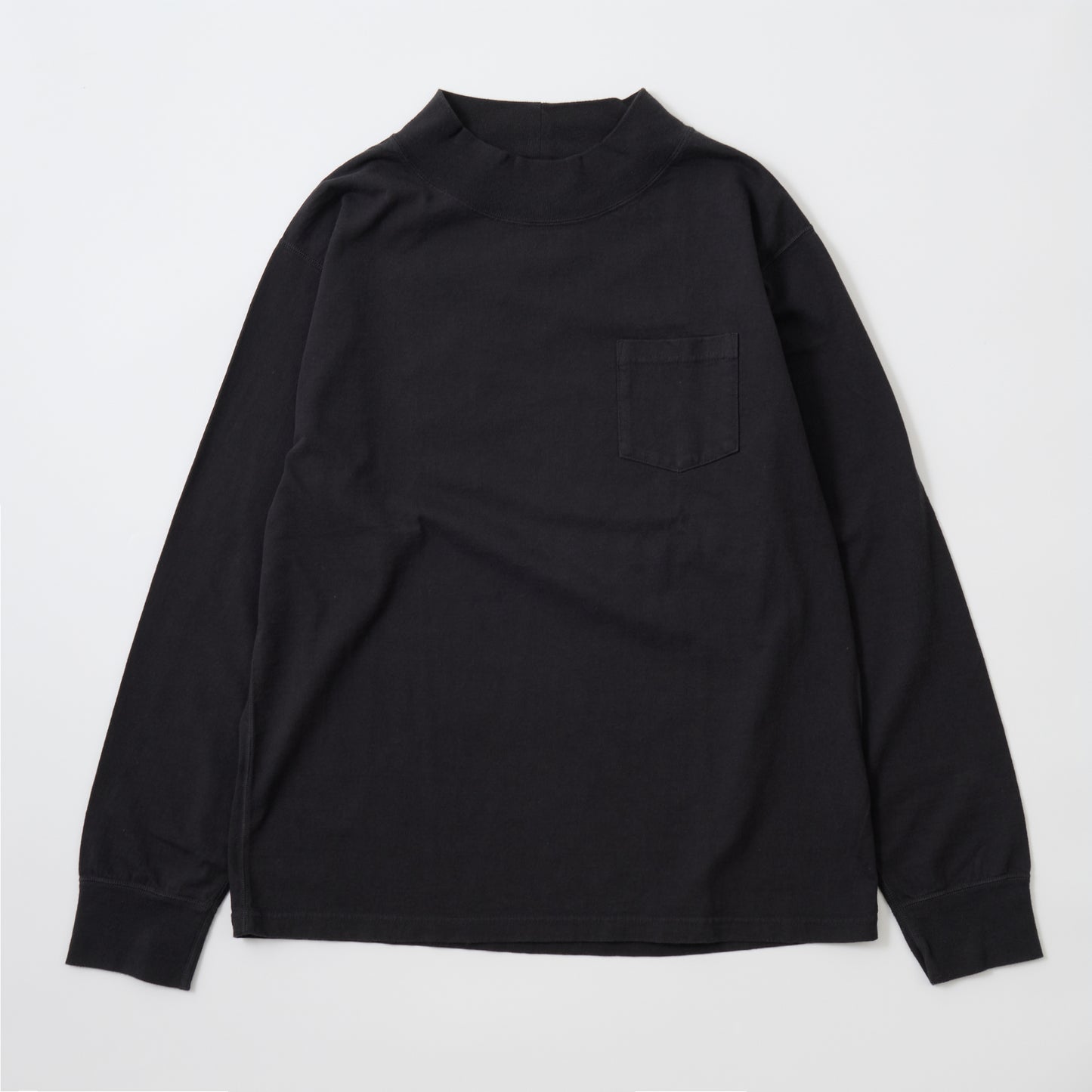 FELCO L/S MOCK NECK POCKET T 7oz 18 SINGLE JERSEY