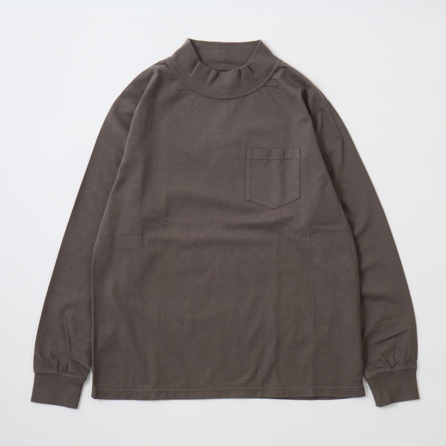 FELCO L/S MOCK NECK POCKET T 7oz 18 SINGLE JERSEY