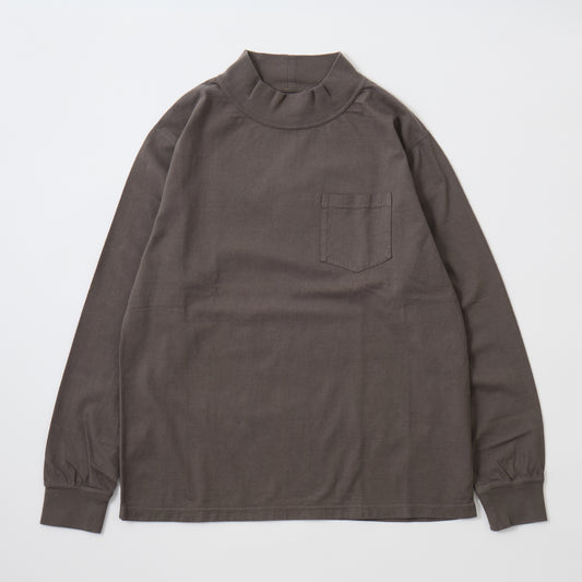 FELCO L/S MOCK NECK POCKET T 7oz 18 SINGLE JERSEY