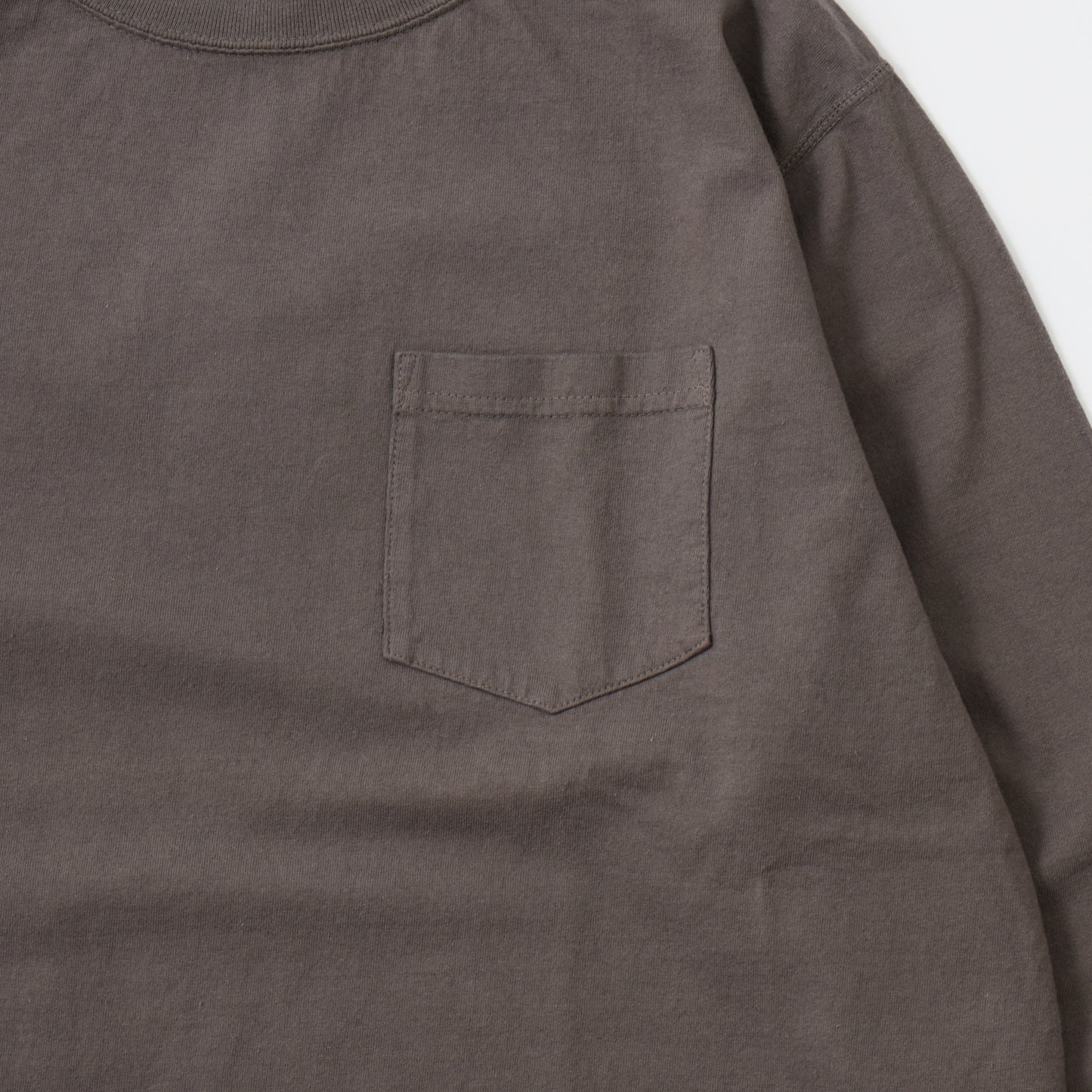 FELCO L/S MOCK NECK POCKET T 7oz 18 SINGLE JERSEY