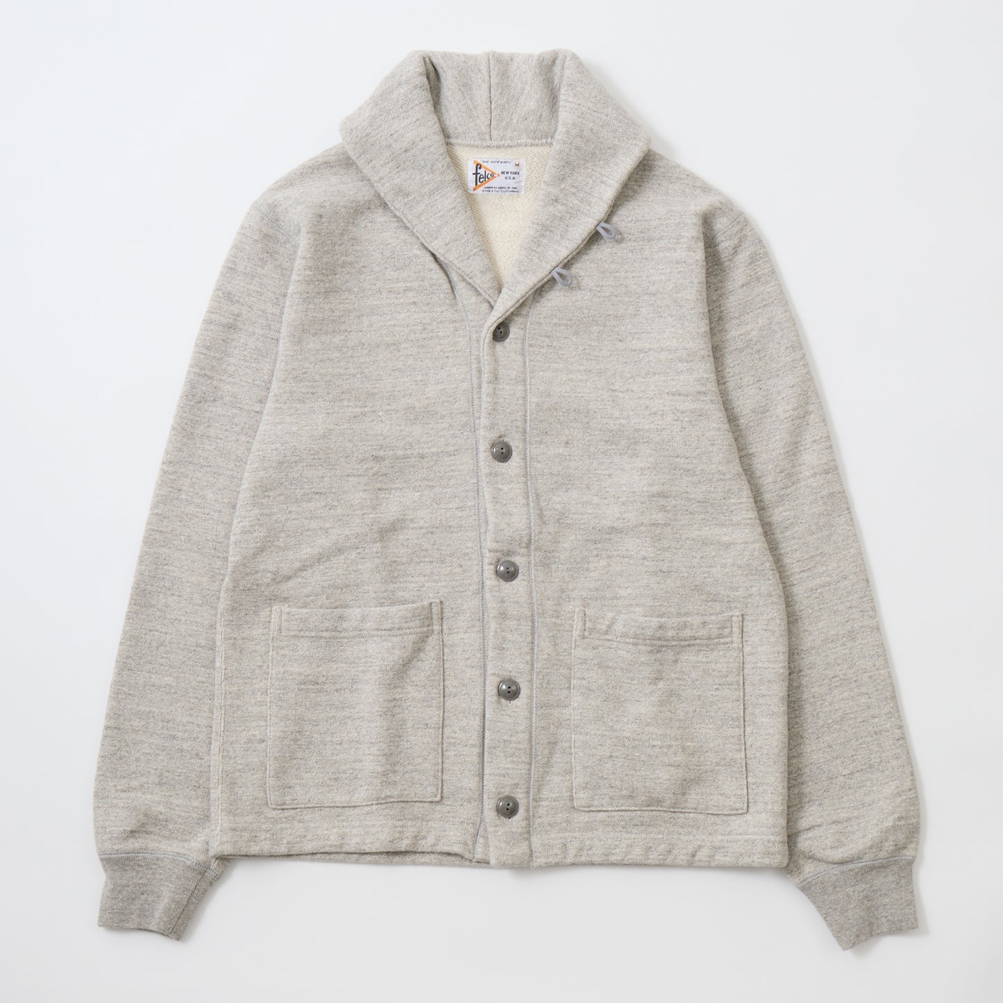 FELCO 16oz TERRY SHAWL COLLAR CARDIGAN - 6 COLORS