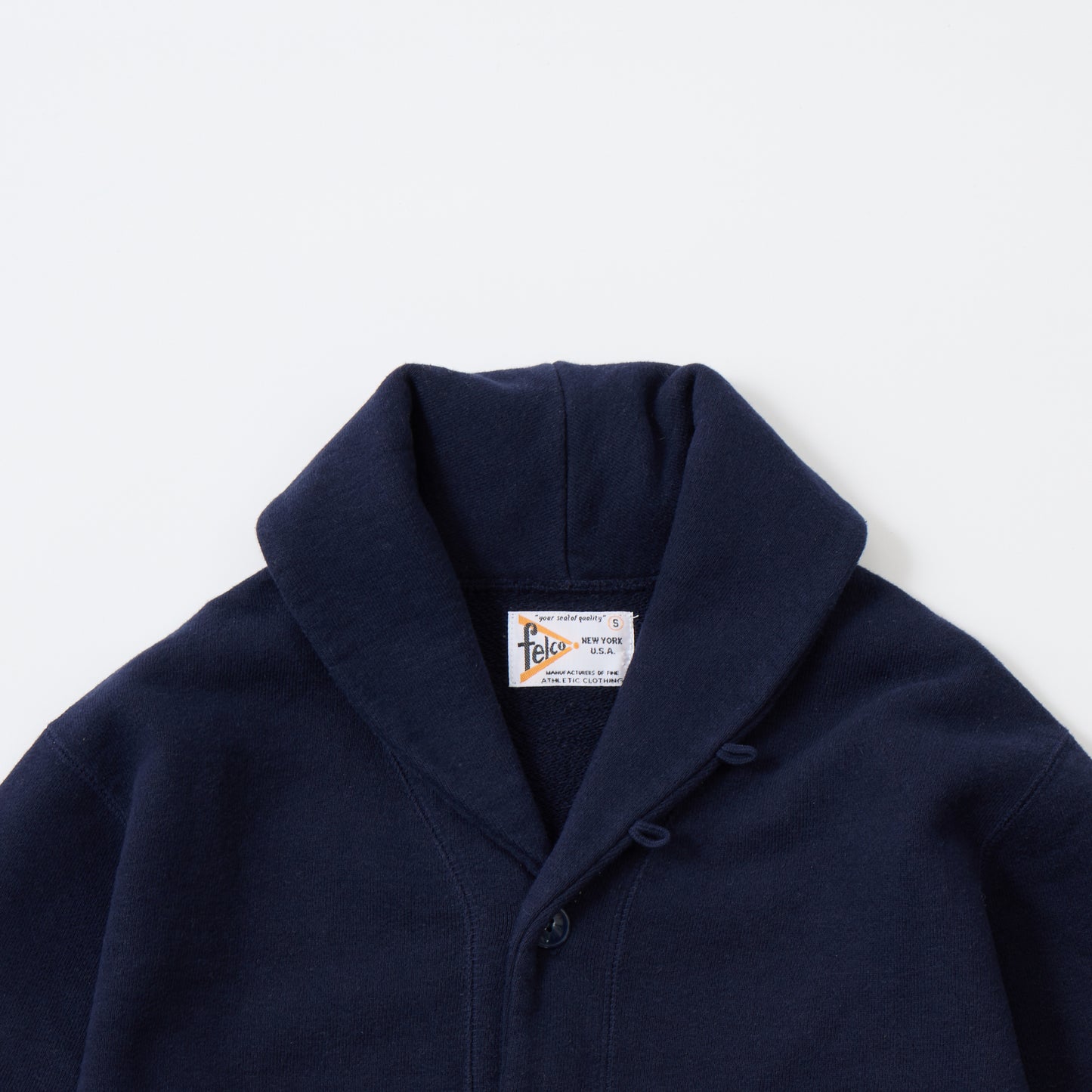 FELCO 16oz TERRY SHAWL COLLAR CARDIGAN - 6 COLORS