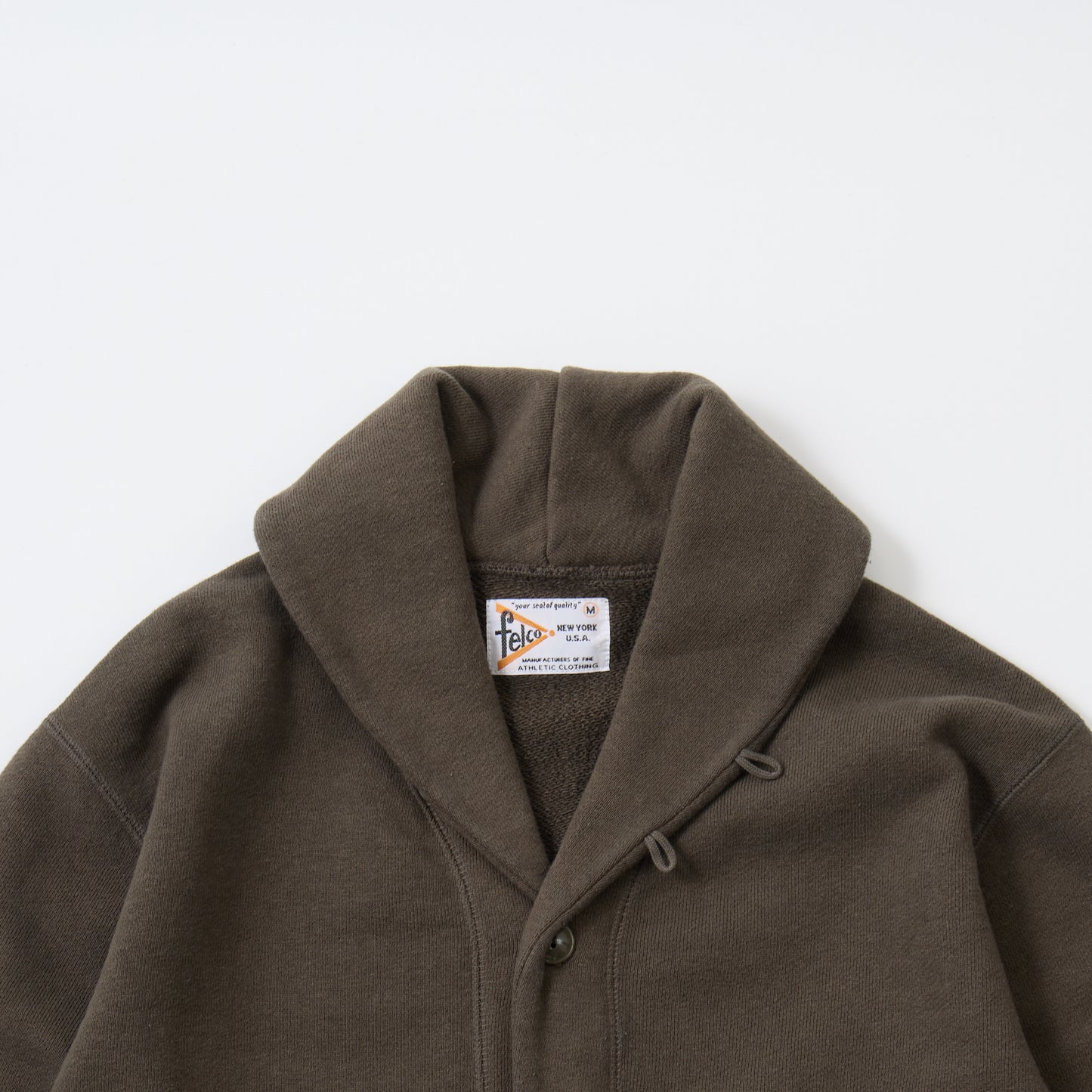FELCO 16oz TERRY SHAWL COLLAR CARDIGAN - 6 COLORS
