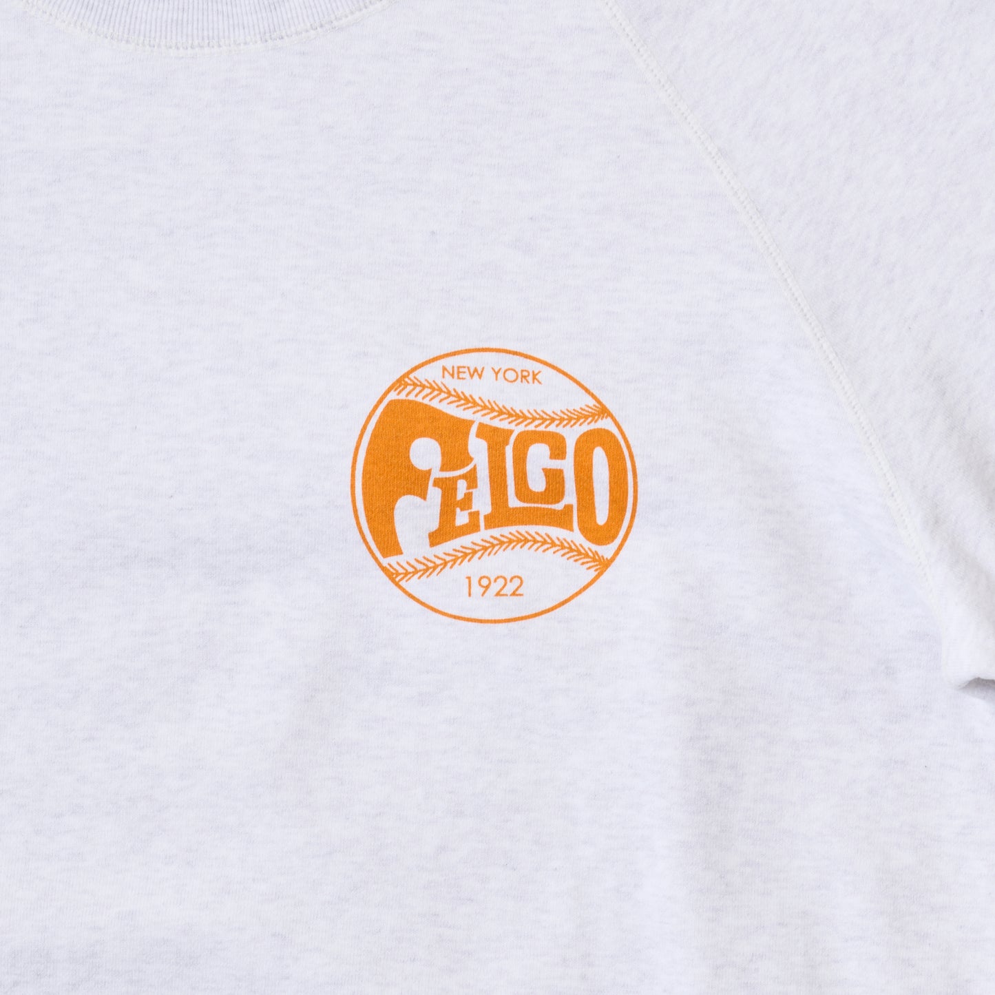 FELCO 12oz FRENCH TERRY RELAX FIT RAGLAN SWEAT W/PRINT FELCO1922