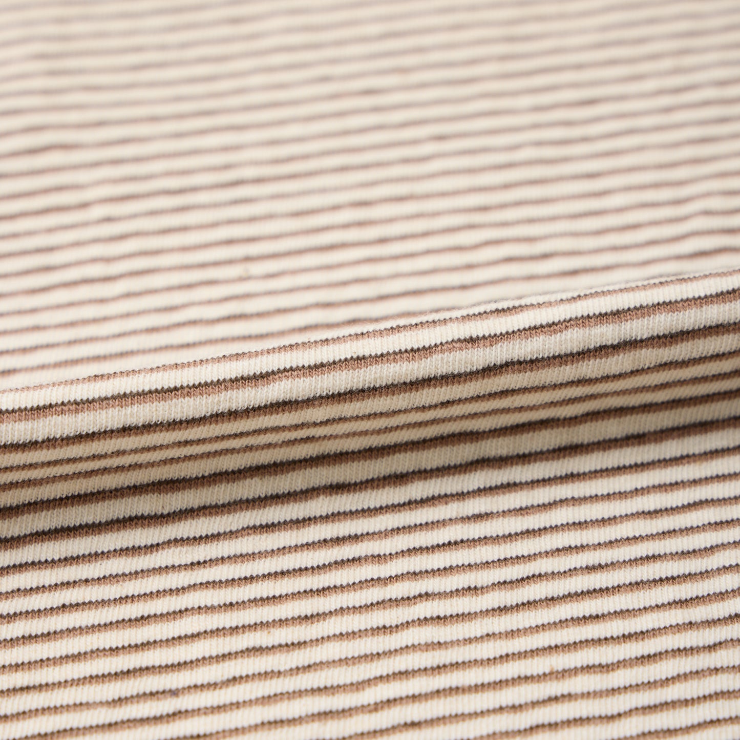 FELCO S/S MOCK NECK NARROW STRIPE POCKET TEE