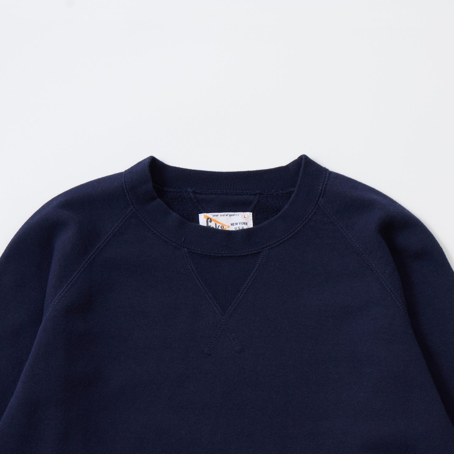 FELCO 12oz TERRY DOUBLE V GUSSET RAGLAN CREW SWEAT - 5 COLORS
