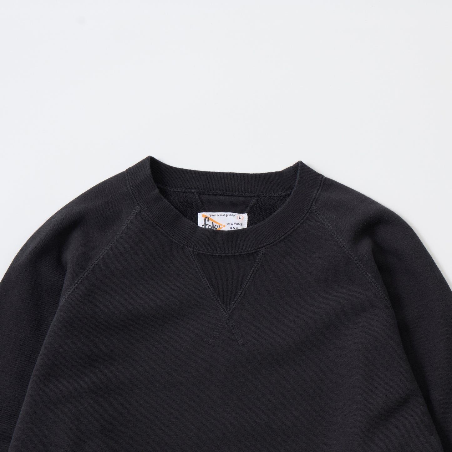 FELCO 12oz TERRY DOUBLE V GUSSET RAGLAN CREW SWEAT - 5 COLORS