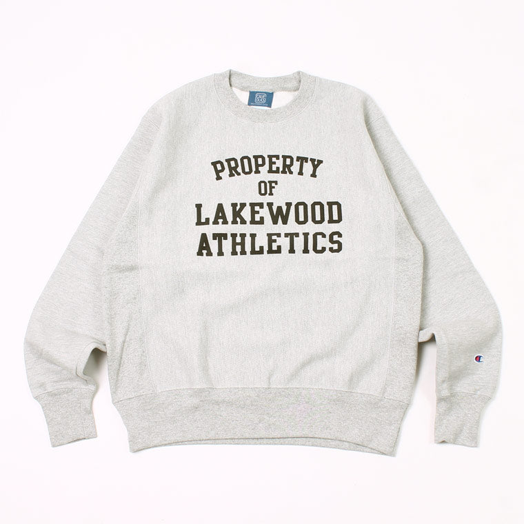 CALIFOLKS US CHAMPION REVERSE WEAVE CREW NECK SWEAT - LAKEWOOD PRINT