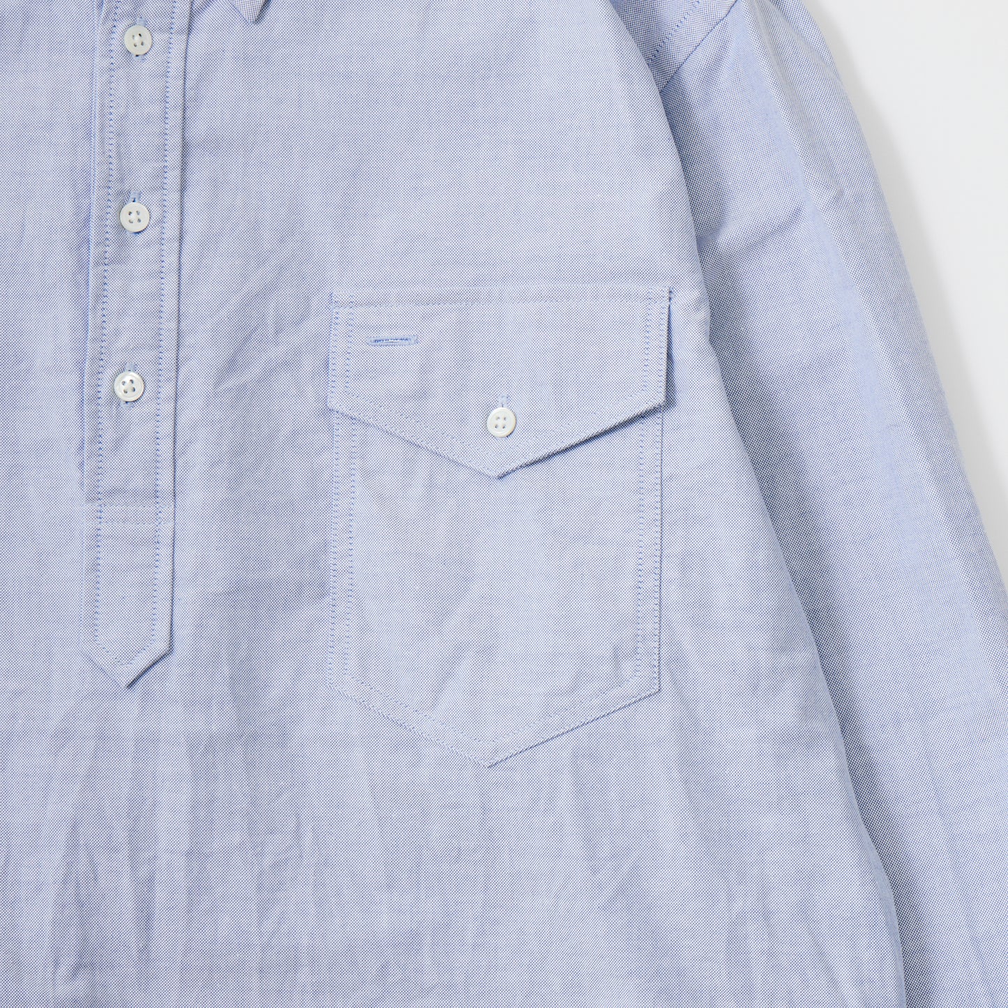 KEATON CHASE USA L/S CLASSIC FIT PULLOVER BD SHIRT PREMIUM OXFORD - 5 COLORS - KCU-214
