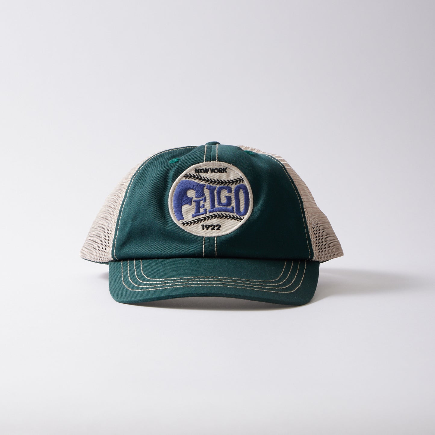 FELCO PR TWILL BACK MESH 6PANEL BB CAP w/FELCO1922 WAPPEN - 3 COLORS