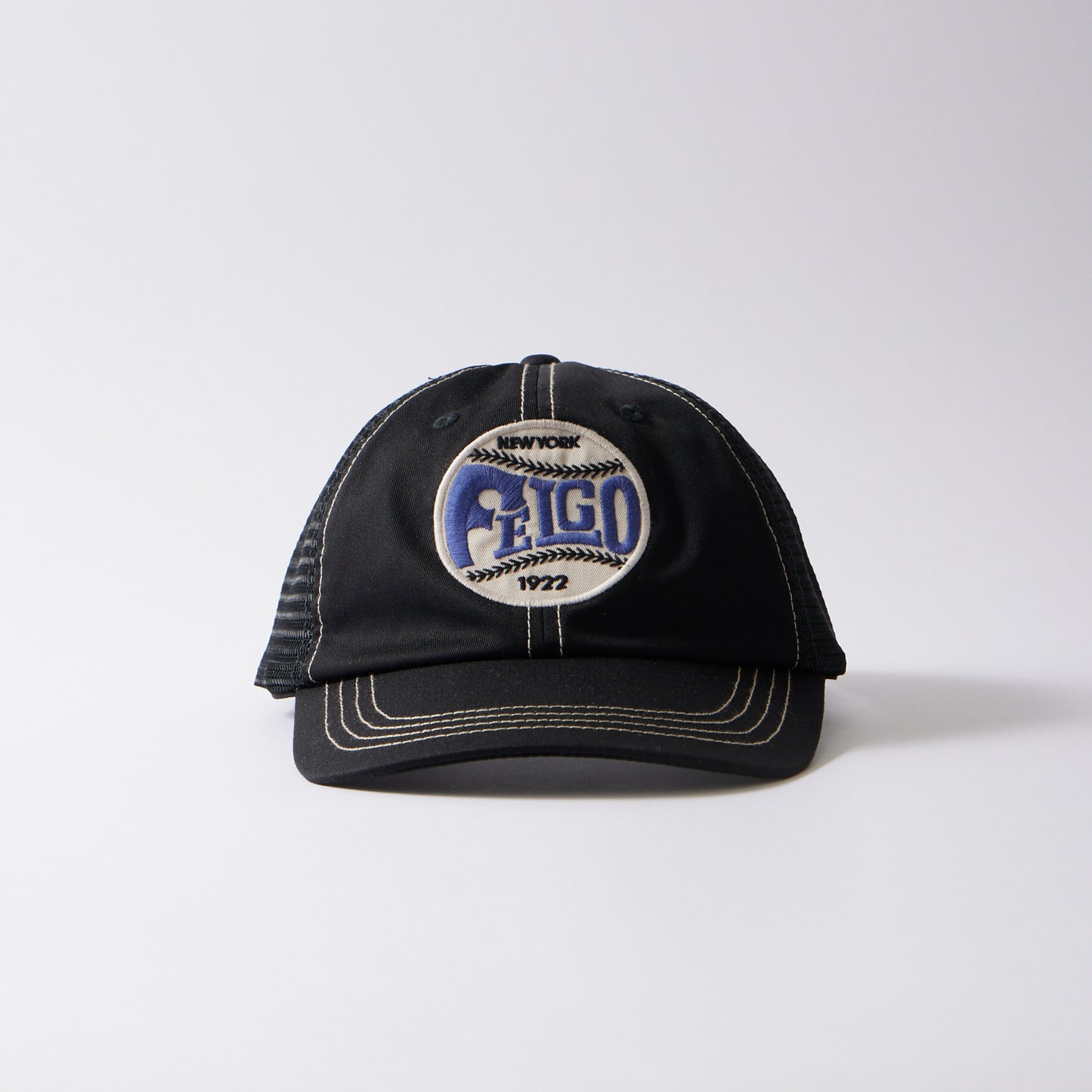 FELCO PR TWILL BACK MESH 6PANEL BB CAP w/FELCO1922 WAPPEN - 3 COLORS