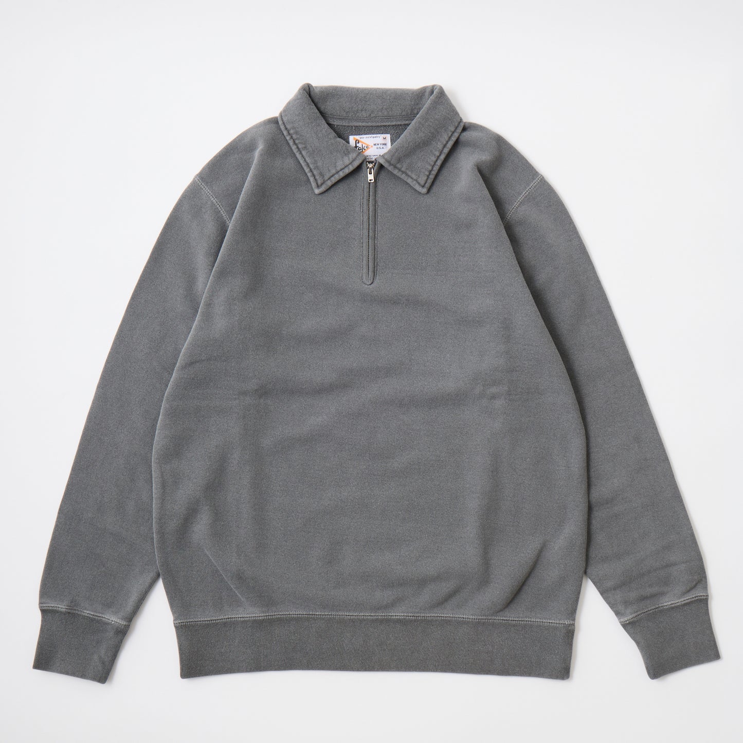 FELCO L/S HALF ZIP COLLAR SWEAT 10oz MD WEIGHT FRENCH TERRY - 14 COLORS