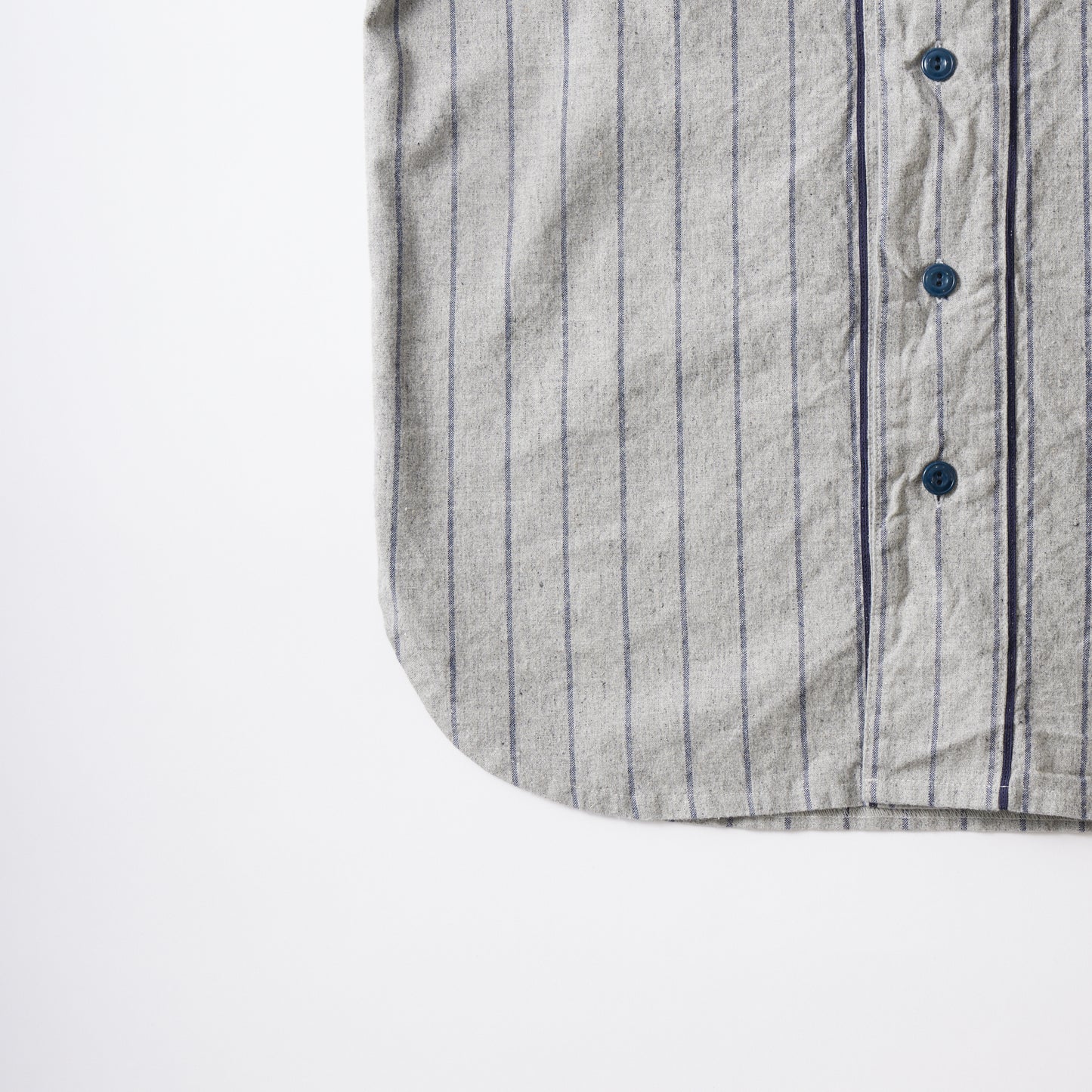 FELCO BASEBALL SHIRT COTTON LINEN CLOTH W/OLD FONT F FELT