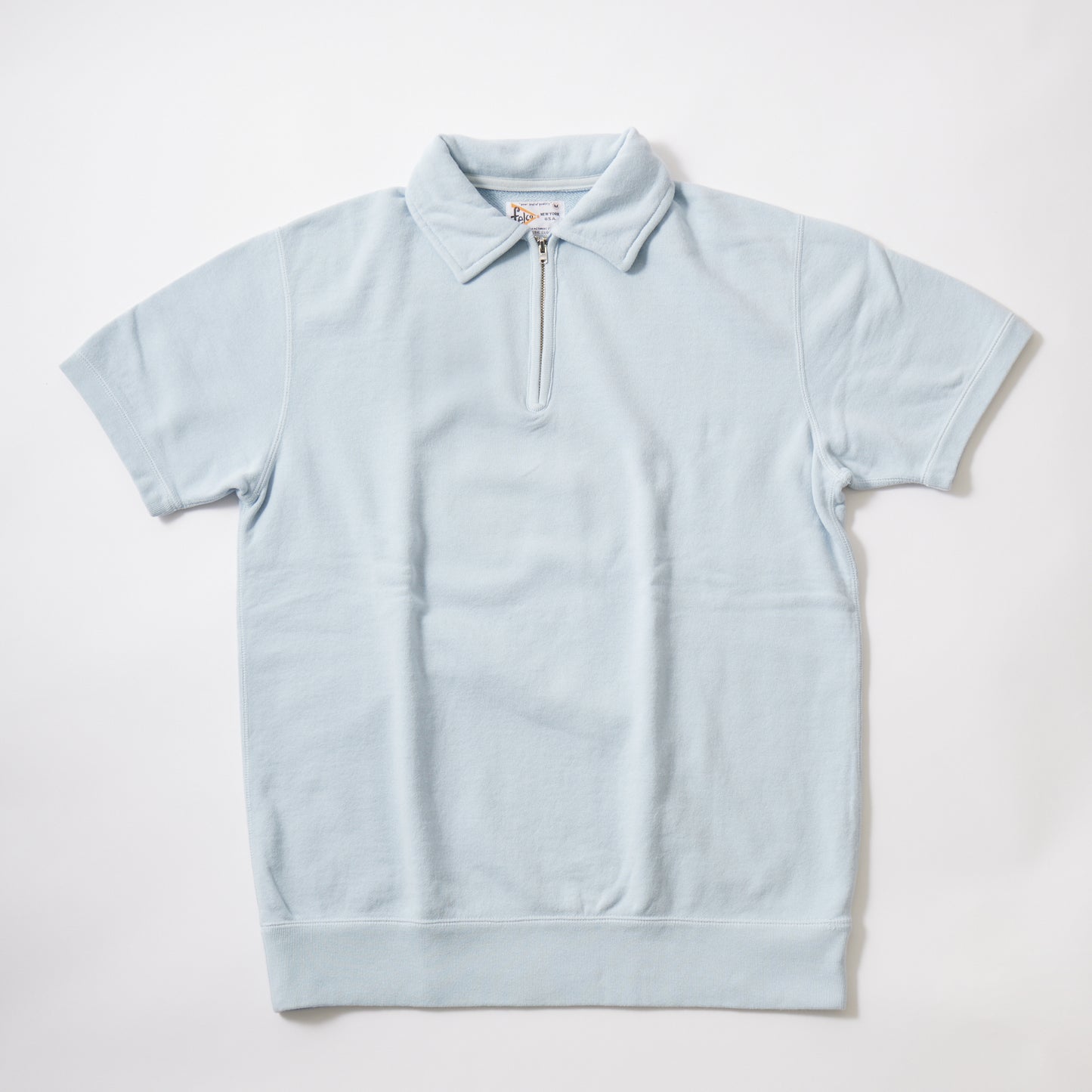 FELCO S/S HALF ZIP COLLARED SWEAT 10oz LT WEIGHT FRENCH TERRY - 8 COLORS