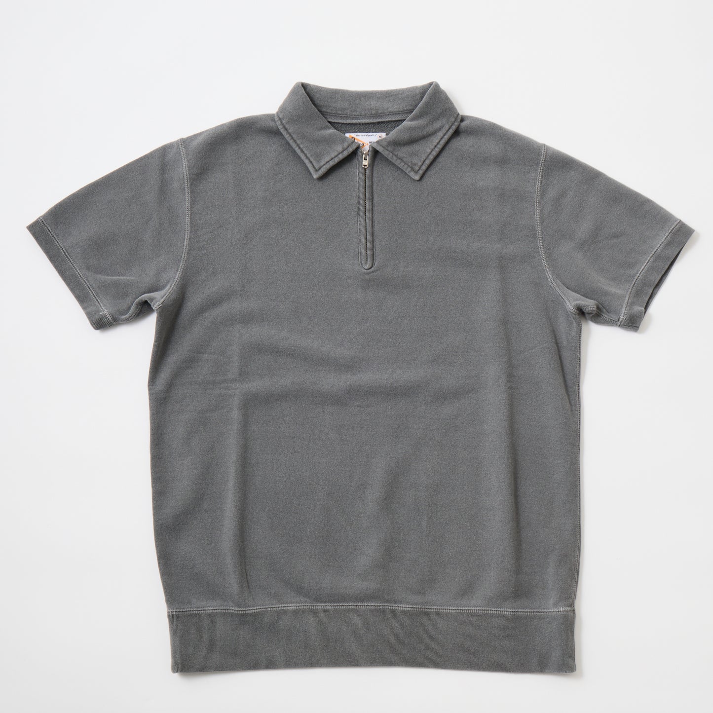 FELCO S/S HALF ZIP COLLARED SWEAT 10oz LT WEIGHT FRENCH TERRY - 8 COLORS