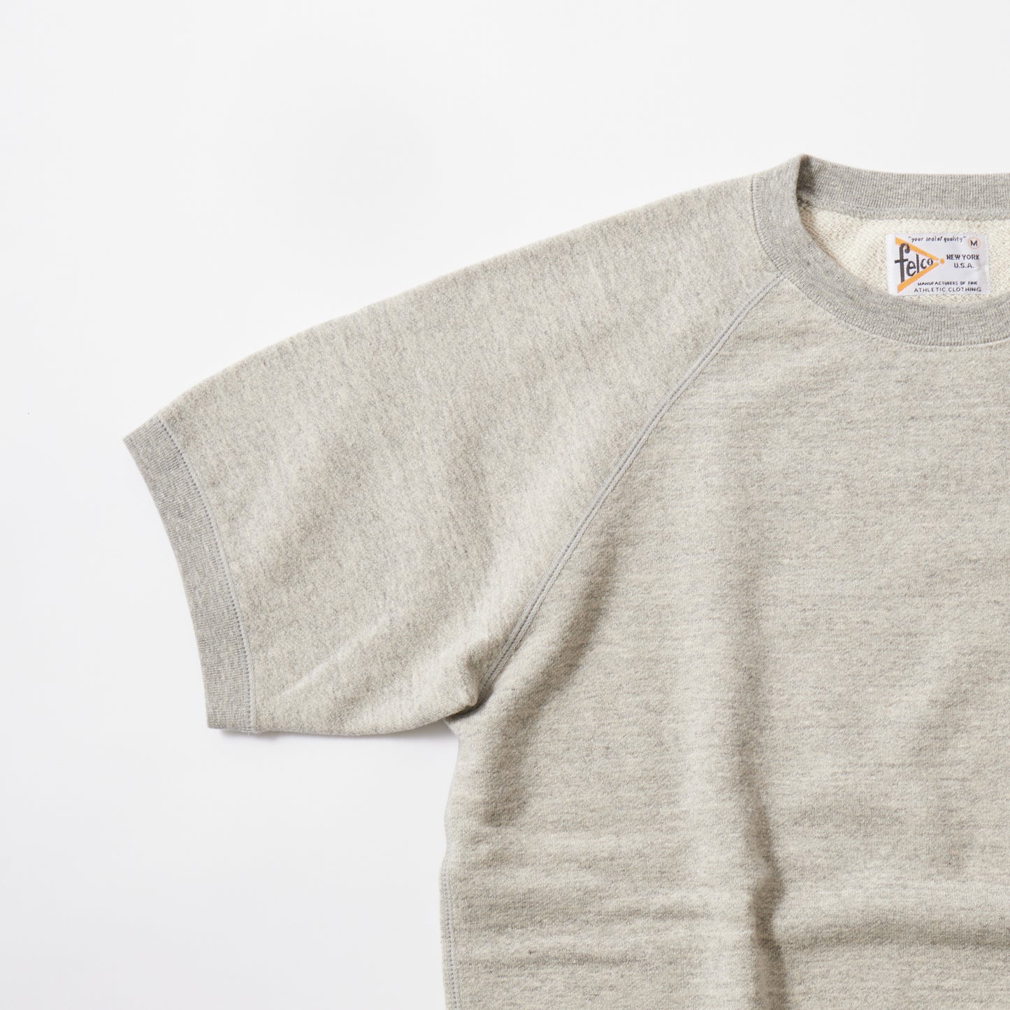 FELCO S/S CLASSIC FIT RAGLAN CREW SWEAT 10oz LT WEIGHT FRENCH TERRY - 8 COLORS