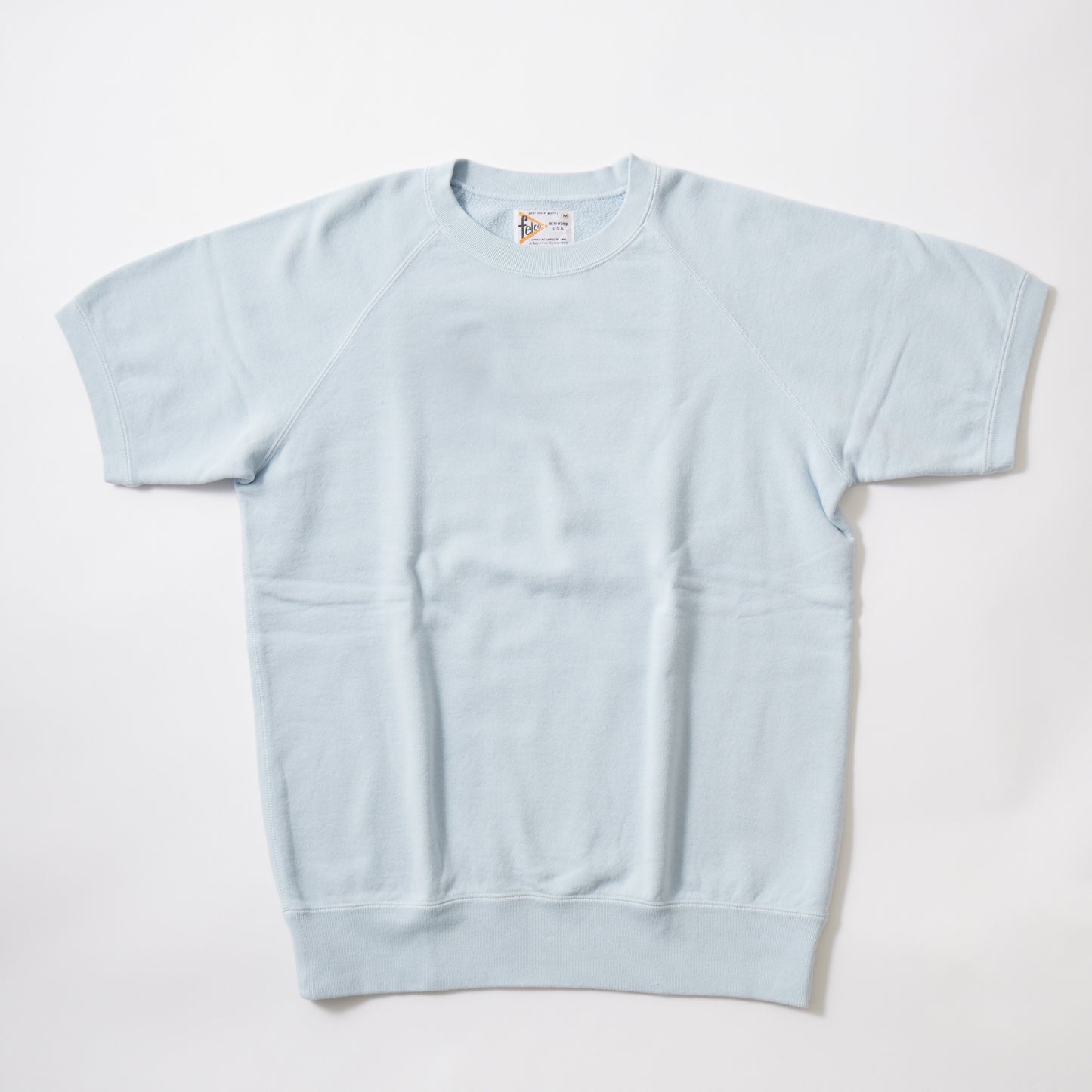 FELCO S/S CLASSIC FIT RAGLAN CREW SWEAT 10oz LT WEIGHT FRENCH TERRY - 8 COLORS
