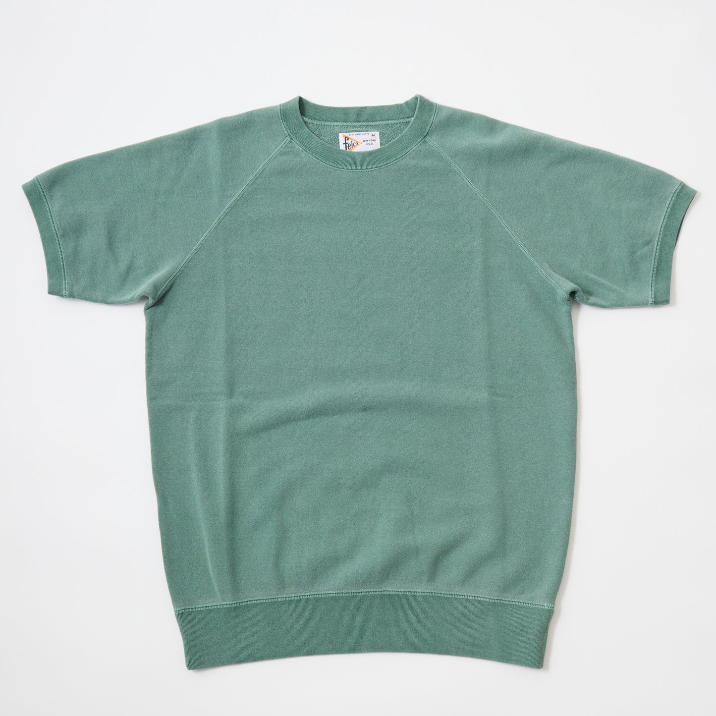 FELCO S/S CLASSIC FIT RAGLAN CREW SWEAT 10oz LT WEIGHT FRENCH TERRY - 8 COLORS
