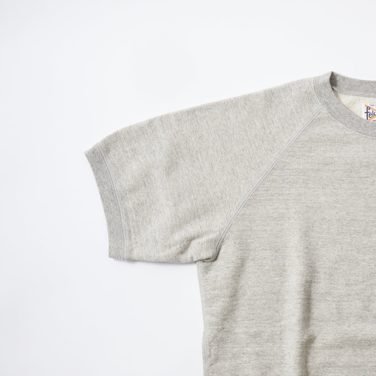 FELCO S/S CLASSIC FIT RAGLAN CREW SWEAT 10oz LT WEIGHT FRENCH TERRY W/PRINT FELCO1922 - 3 COLORS