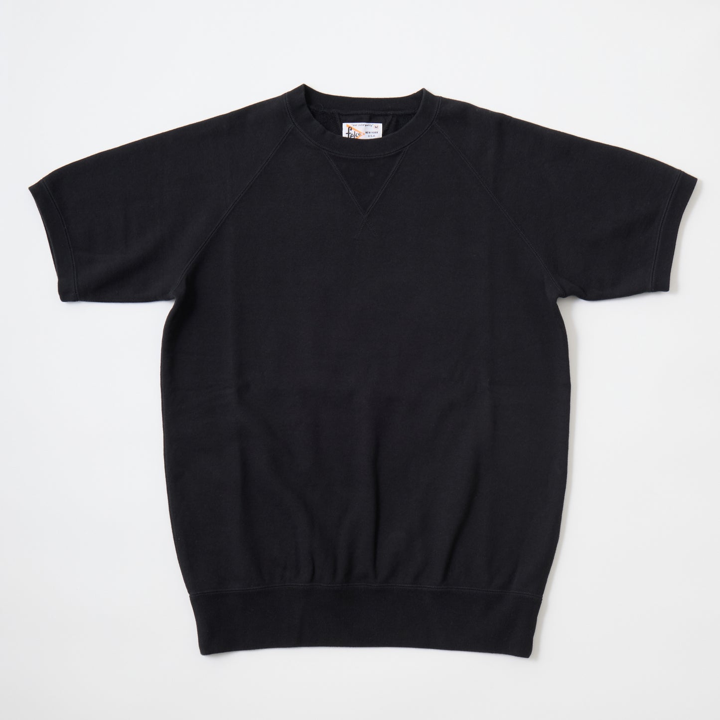 FELCO S/S CLASSIC FIT V GUSSET RAGLAN CREW SWEAT 10oz LT WEIGHT FRENCH TERRY - 4 COLORS