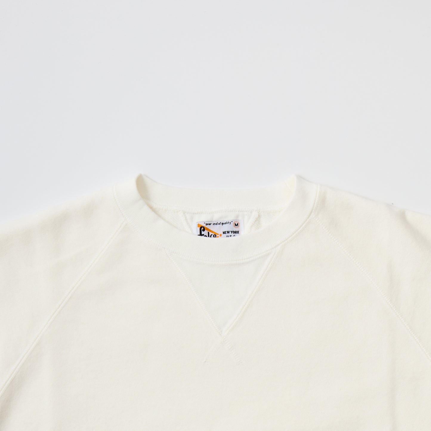 FELCO S/S CLASSIC FIT V GUSSET RAGLAN CREW SWEAT 10oz LT WEIGHT FRENCH TERRY - 4 COLORS