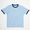 BLUE HEATHER/NAVY RIB