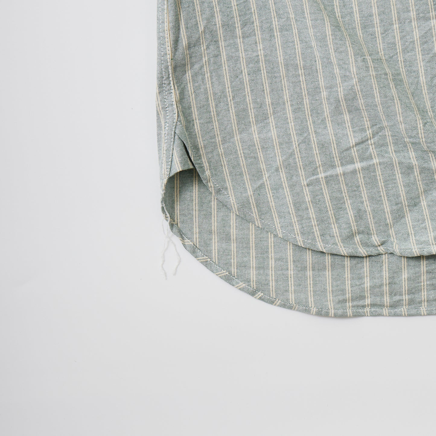 EMPIRE & SONS L/S CLASSIC BAND COLLAR SHIRT VINTAGE OXFORD - GREEN/BEIGE