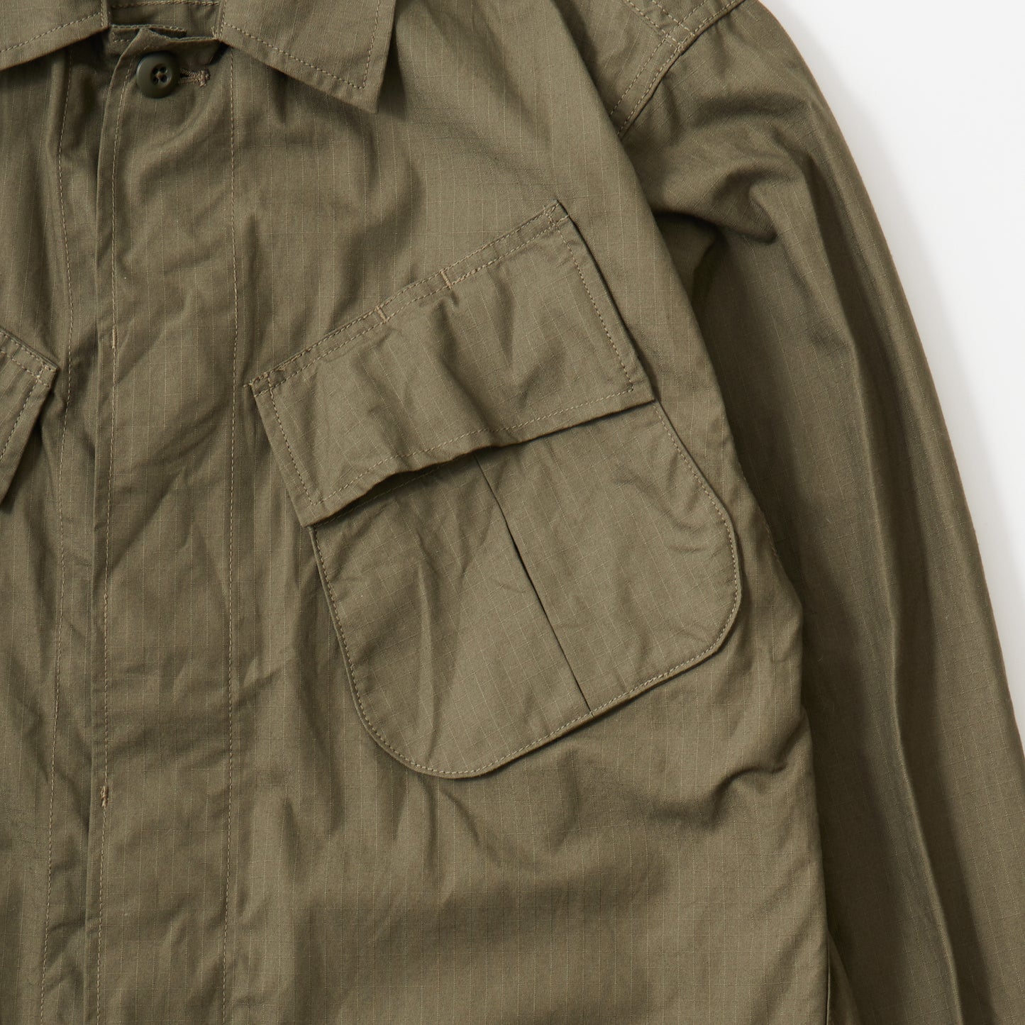 EMPIRE & SONS JUNGLE FATIGUE JACKET COTTON RIPSTOP - OLIVE
