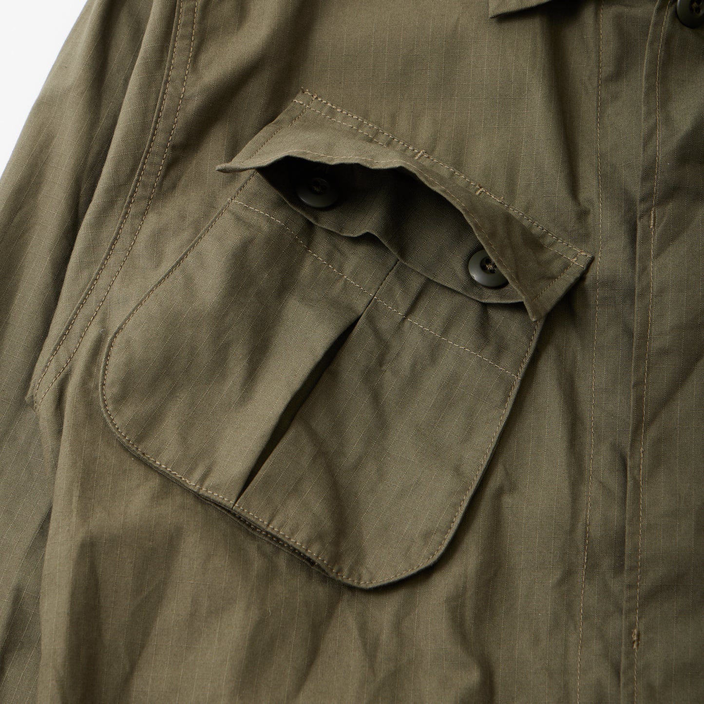 EMPIRE & SONS JUNGLE FATIGUE JACKET COTTON RIPSTOP - OLIVE