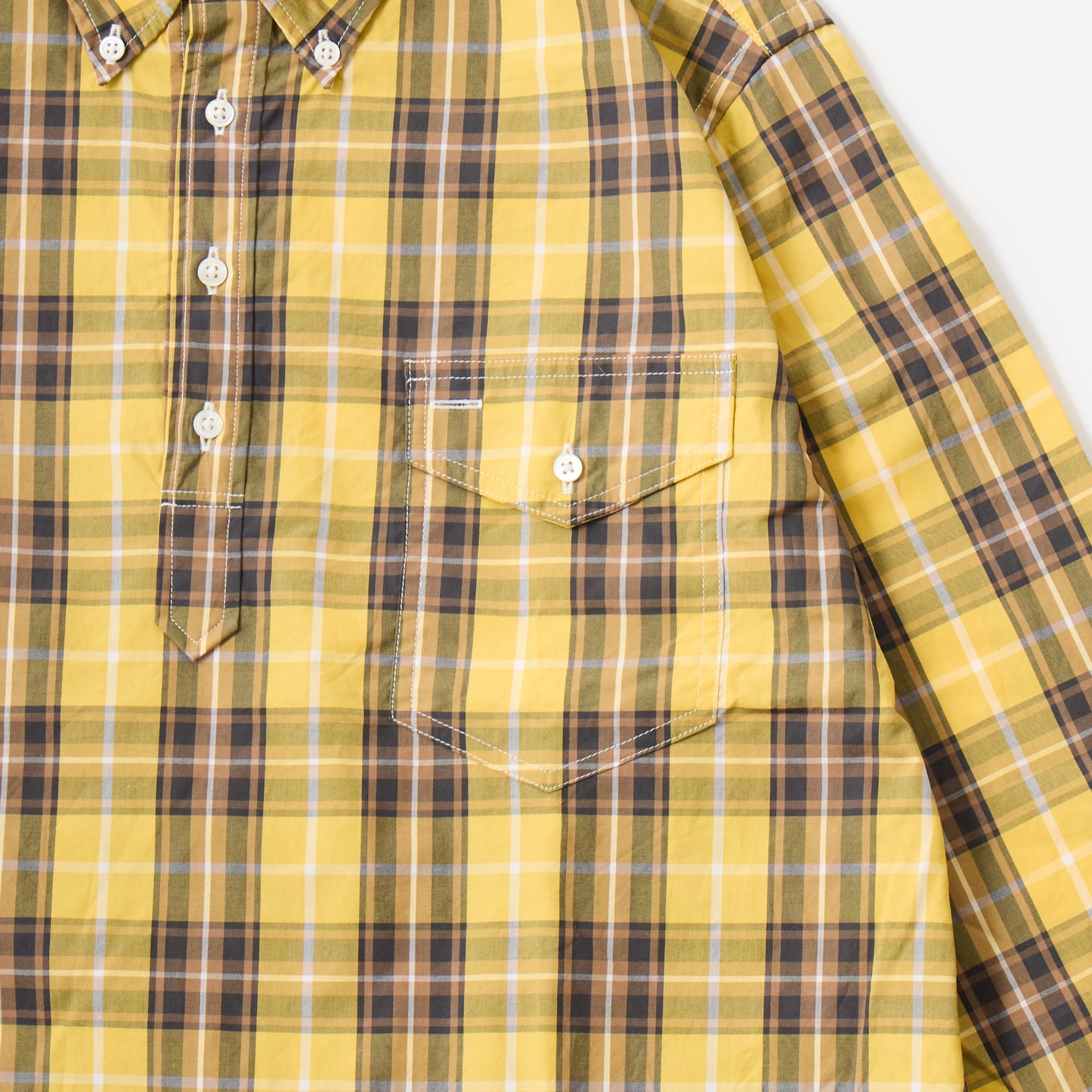 KEATON CHASE USA L/S CLASSIC FIT PULLOVER BD SHIRT BROAD TARTAN CHECK - 3 COLORS