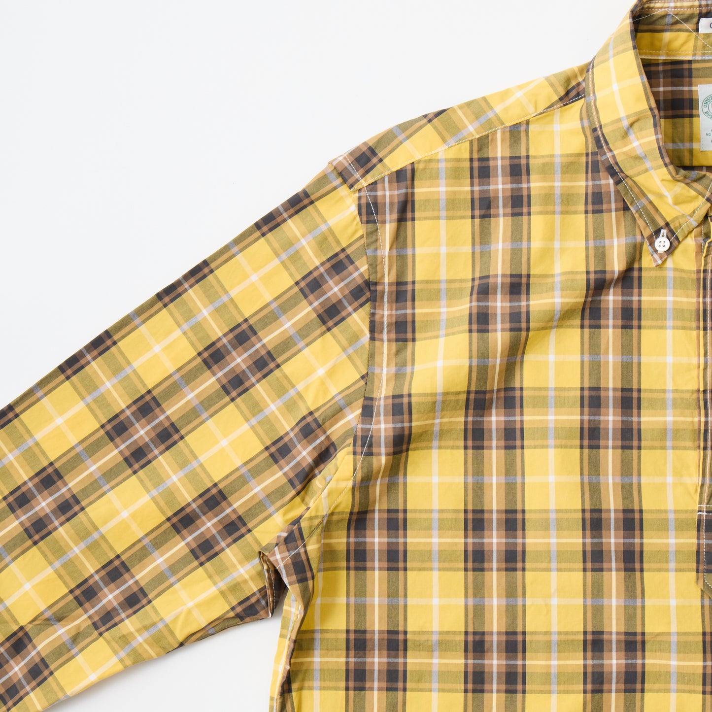 KEATON CHASE USA L/S CLASSIC FIT PULLOVER BD SHIRT BROAD TARTAN CHECK - 3 COLORS